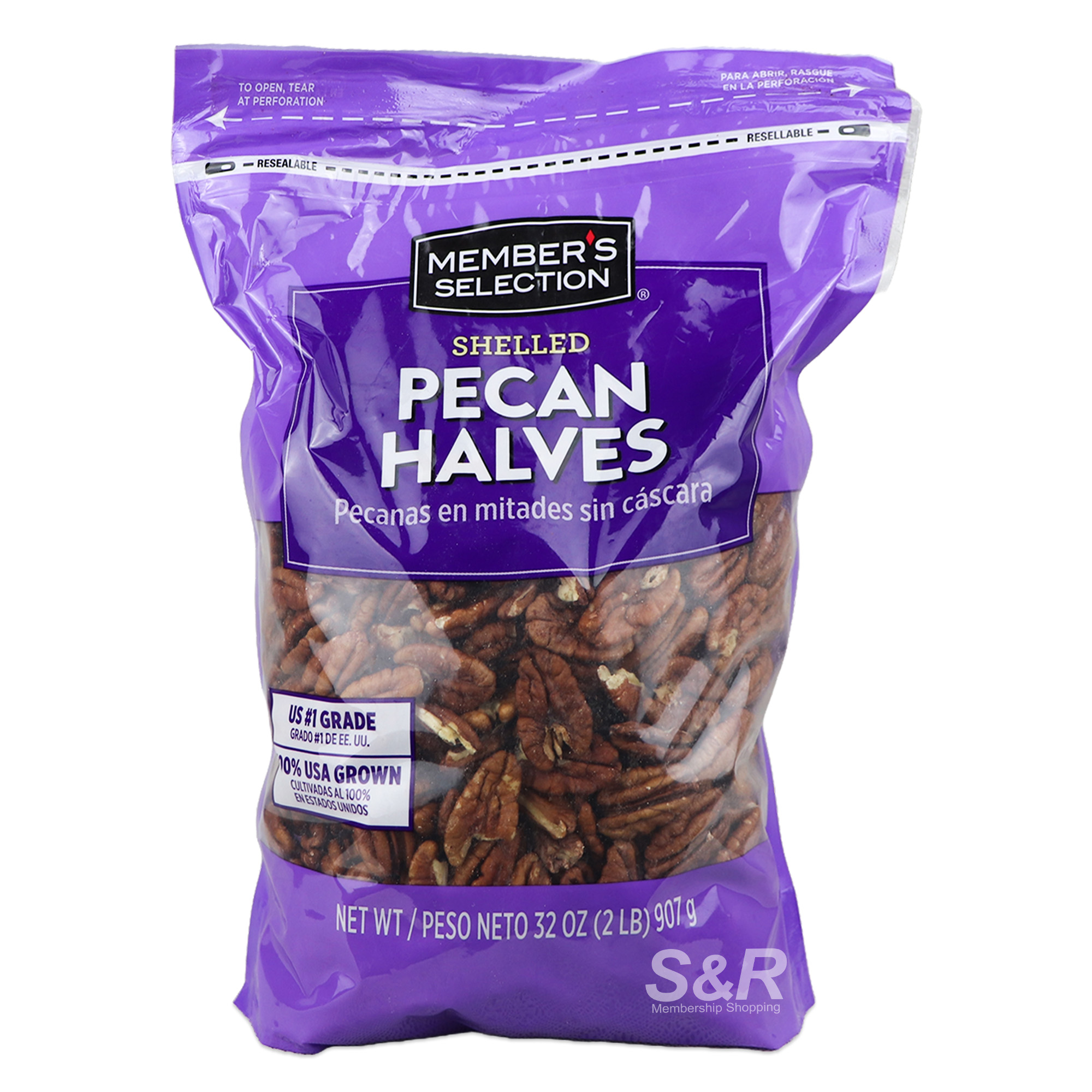 Member's Selection Shelled Pecan Halves 907g